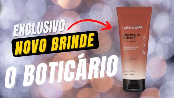 Brindes do O Boticário